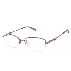 CHARMANT Eyeglass Frames Titanium 29211 WI Wine For Women 52mm w/o case EUC